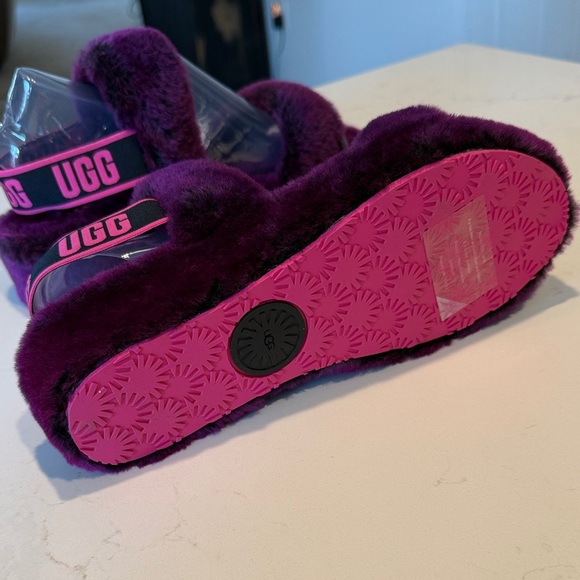 UGG Purple Slide Slippers - Picture 5 of 8